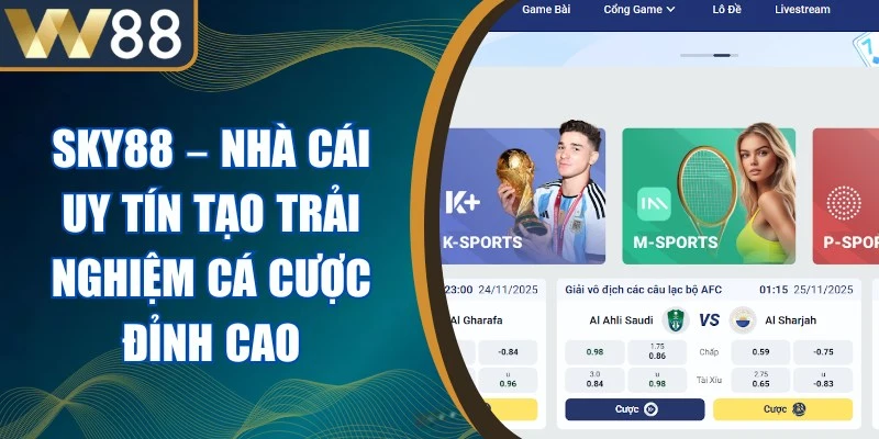 SKY88 – Nhà Cái Uy Tín Tạo Trải Nghiệm Cá Cược Đỉnh Cao 1 SKY88
